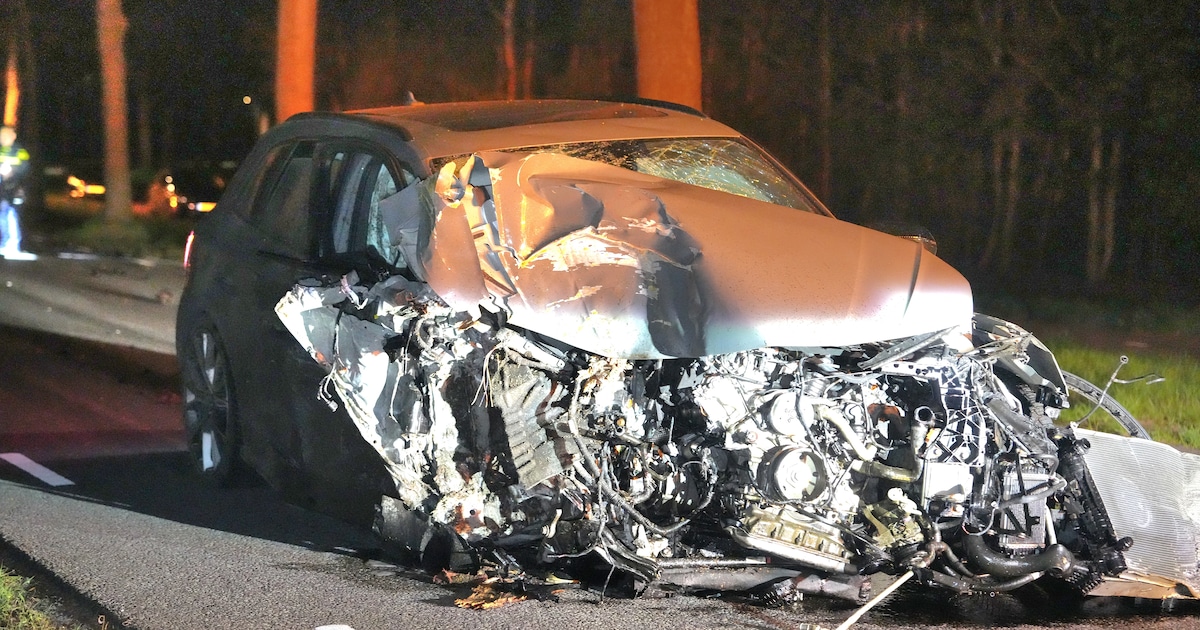 Bestuurder zwaargewond na crash tegen bomen bij Havelte