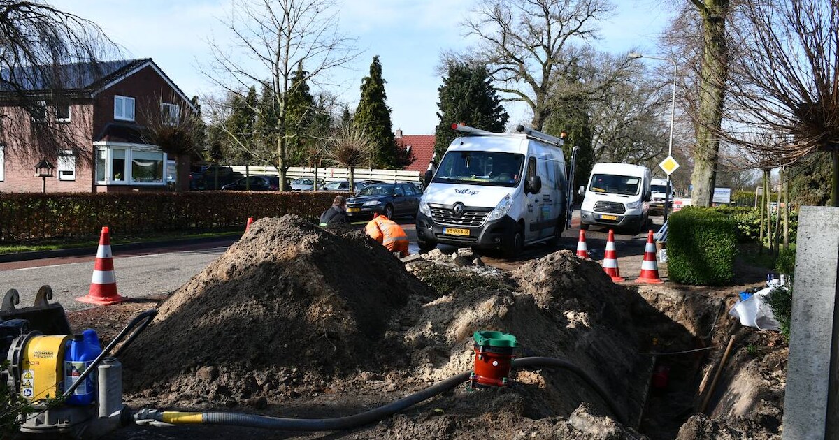 Geen water uit de kraan: deel van Sibculo zonder water door leidingbreuk