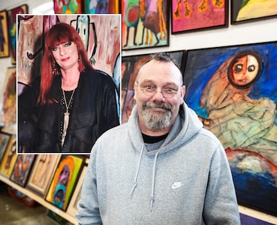 Flamboyante kunstenares laat woning en werkplaats vol schilderijen achter