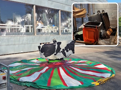 Laatste schooldag verpest door jongeren met bivakmutsen op: ‘Leerlingen staan te huilen’