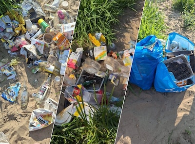 Afval dumpen na het zwemmen? ‘Het begint bij de opvoeding’