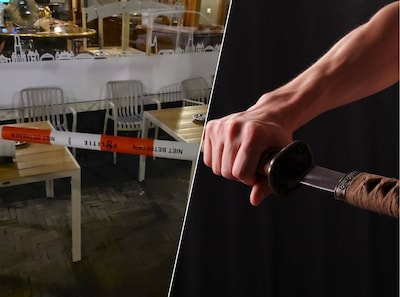 Dader gaat slachtoffer met samoeraizwaard te lijf: aanhouding na steekpartij bij Arnhems café