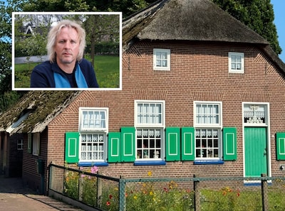 Geertjan Lassche neemt historische boerderij in Staphorst on