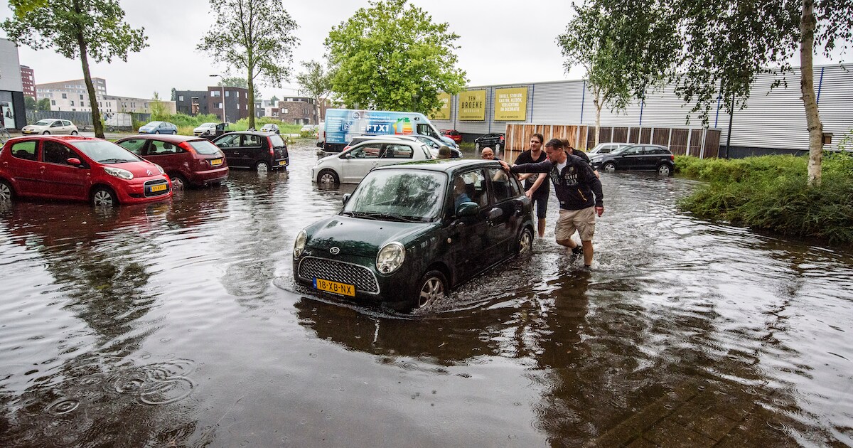 Fors meer schade in Zwartewaterland door noodweer vorig jaar, schadebedrag door neerslag naar hoogst