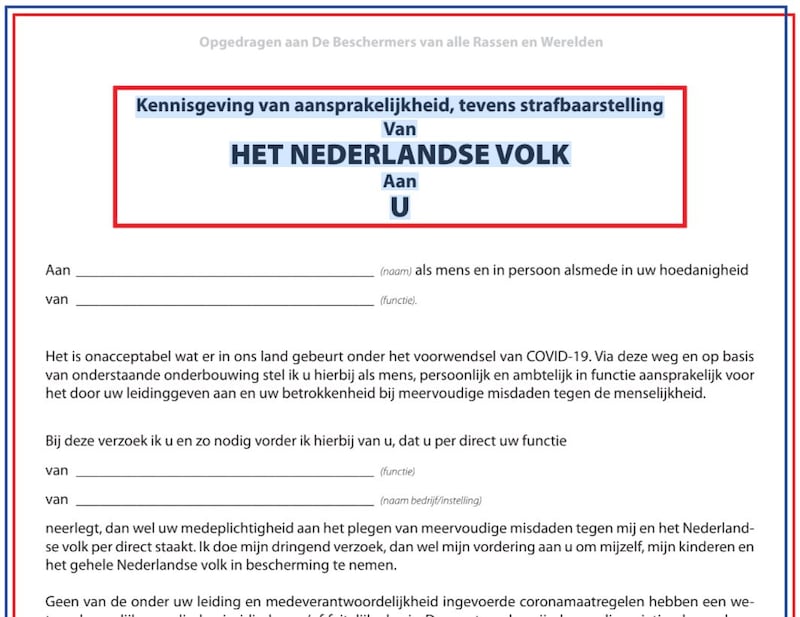Met dit bericht kwamen sympathisanten van Burgerfront en Artsen voor Waarheid naar scholen in de gemeenten Apeldoorn en omgeving.