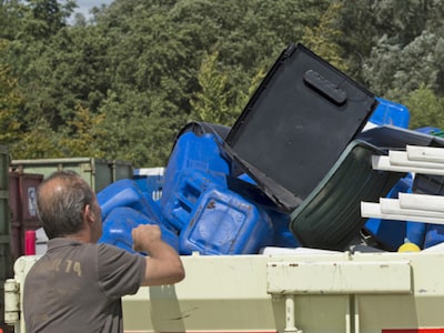 Circulus haalt afval in Epe eerder op de dag op vanwege hitte