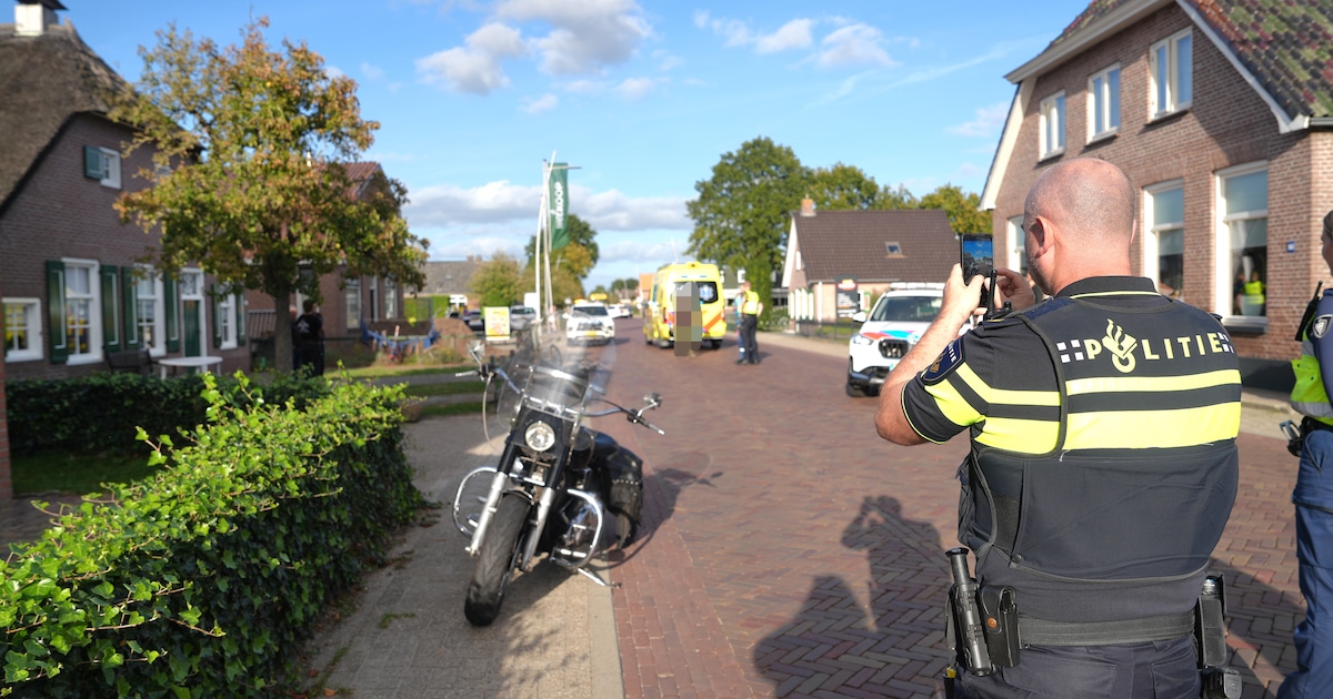 Aanrijding tussen kind op fiets en motorrijder in Staphorst