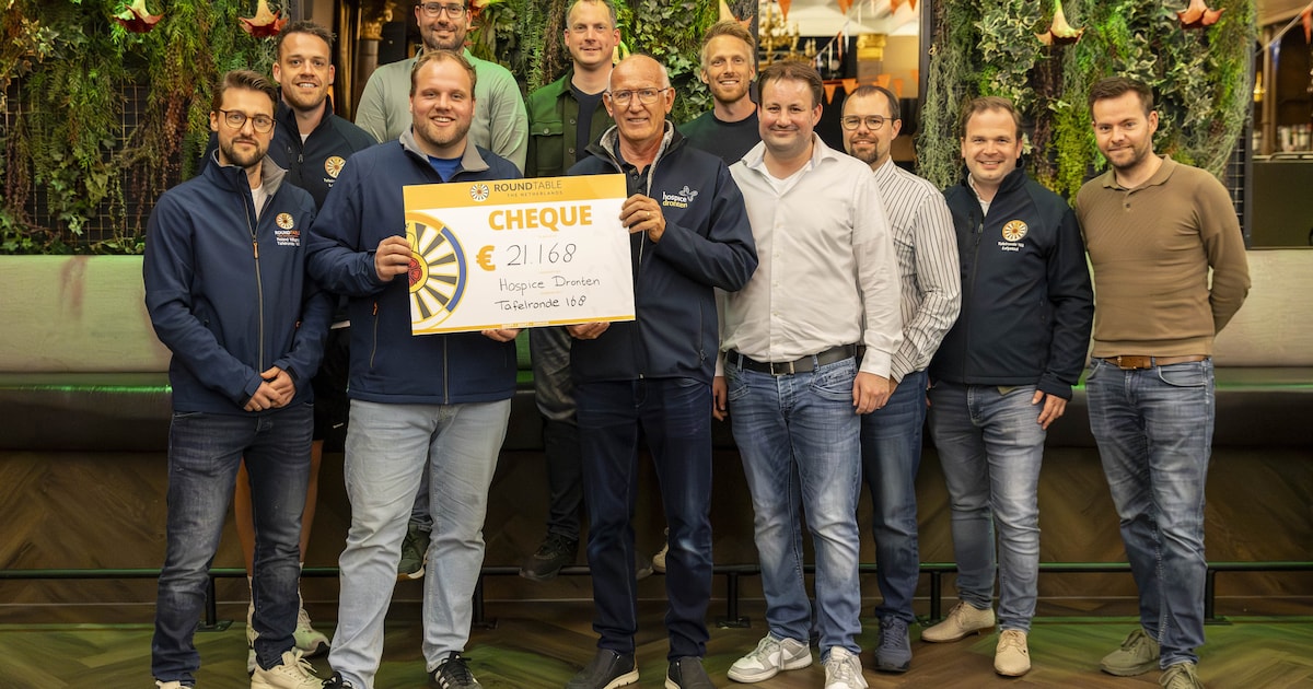 Ruim 21.000 euro voor Hospice Dronten tijdens feest Below Zero