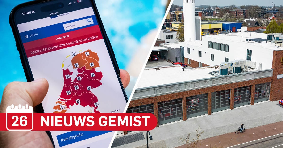 Gemist? Ook zaterdag code rood in Twente & OM verdenkt brandweerman van misbruik minderjarigen