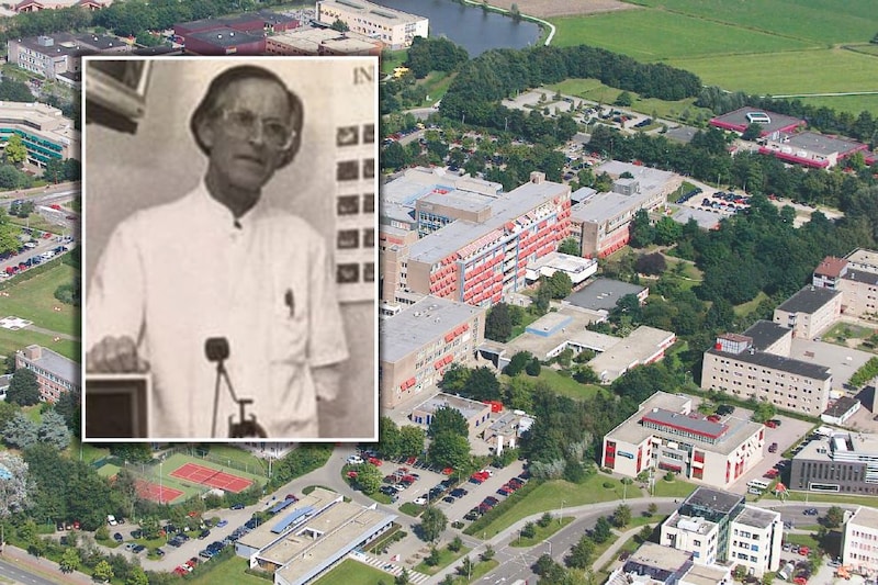 De Zwolse gynaecoloog Jan Wildschut werkte bij het Sophia ziekenhuis in Zwolle (te zien op de luchtfoto, maar inmiddels gesloopt). Hij gebruikte in zeker drie gevallen zijn eigen zaad, terwijl de wensvaders dachten dat hún zaad werd gebruikt. 