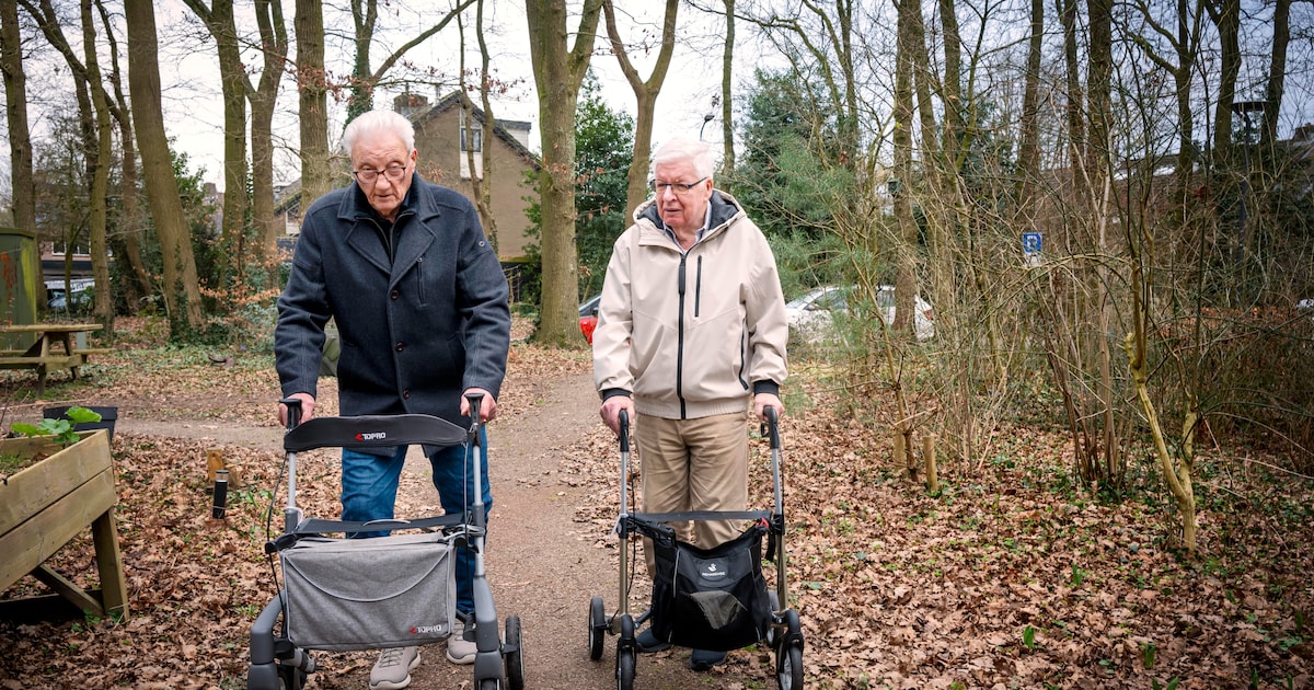 Jan en Johan mogen elke dag naar buiten, ook na de tragische dood van Albert (79): ‘Je kunt niet all