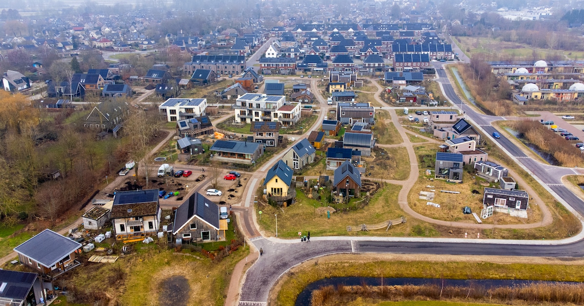 Schuttingen vind je in deze bijzondere wijk niet. Wel kippen en boerenkool: welkom in Olstergaard