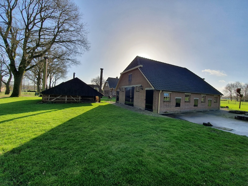 A barn converted into an informal care home.