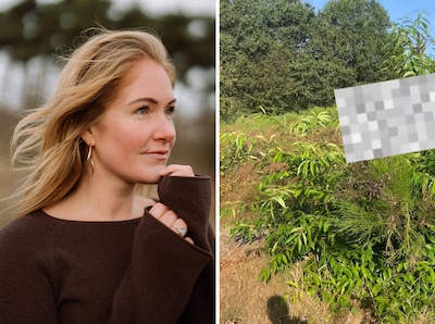 Man achtervolgt Valerie in het bos, dan blijft ze staan en zegt: ‘Ik zie wel wat je doet’
