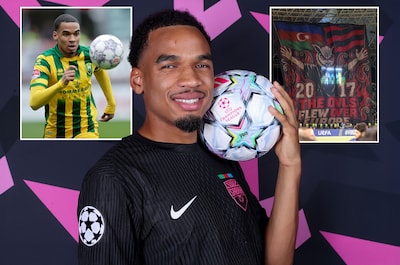 لاعب كرة القدم الهولندي زاندر سيفيرينا يخوض دوري أبطال أوروبا مع نادي صباح