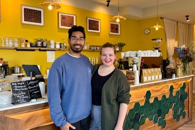 Tijdens salsa sloeg de vonk over, nu openen Ricardo en Hanneke een koffiecafé in Zwolle