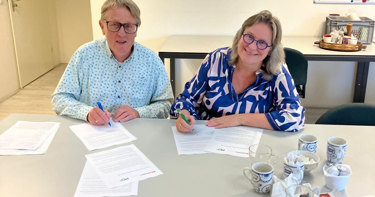 MDF en Voedselbank Dronten brengen samenwerking up-to-date