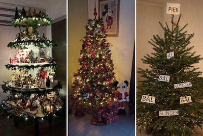 Wow! 12 x deze kerstbomen stralen bij Almeloërs in de huiskamer