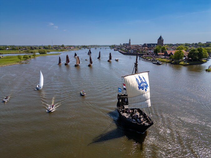 Tegenwind gooit roet in het eten voor Kamper Kogge: ‘Zonde, maar ook ...