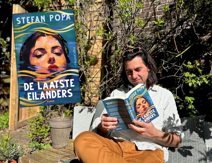 Stefan Popa toont een klein stukje Amersfoort op een eilandje in de ...