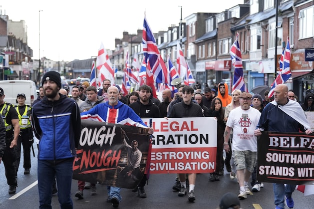 There is also a protest in Southampton 