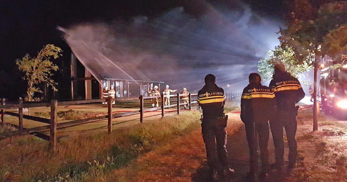 Brand woning IJhorst moeilijk te blussen