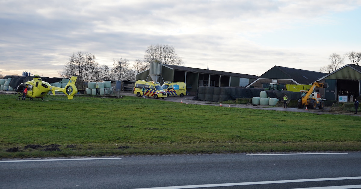 Dode bij ongeluk op boerenerf buiten Kampen