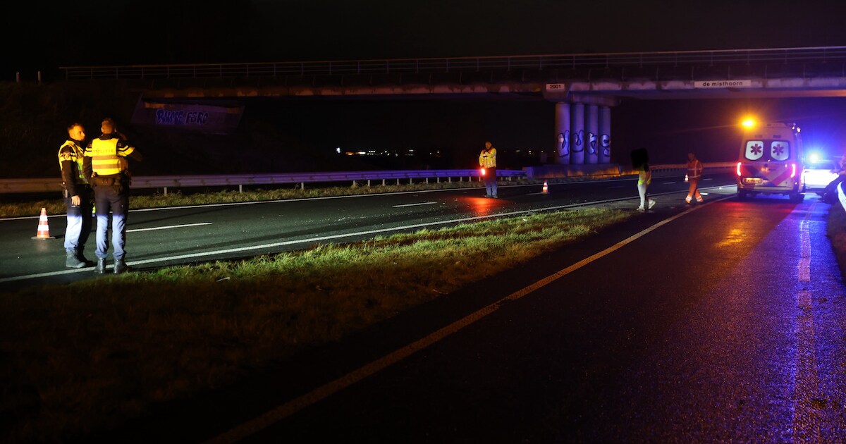 Ongeluk op N50 tussen Ens en Emmeloord | 112 nieuws Noordoostpolder