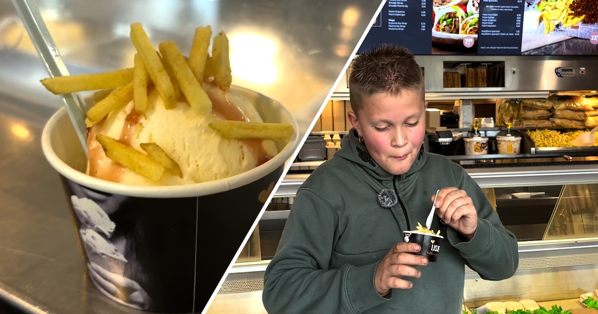 KIJK | Deze bizarre smaak ijs serveren ze op Urk