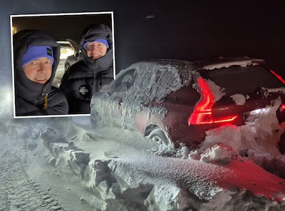 Groep van 78 Nederlanders strandt urenlang in Noorse sneeuwstorm: ‘Werd echt eng’