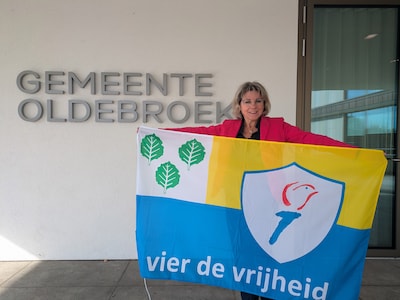 Oldebroek laat vrijheidsvlaggen komende weken opnieuw wapperen