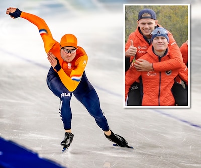 Zelfs met been in gips wil Joep Wennemars winnen: ‘En dan juichend over de streep’