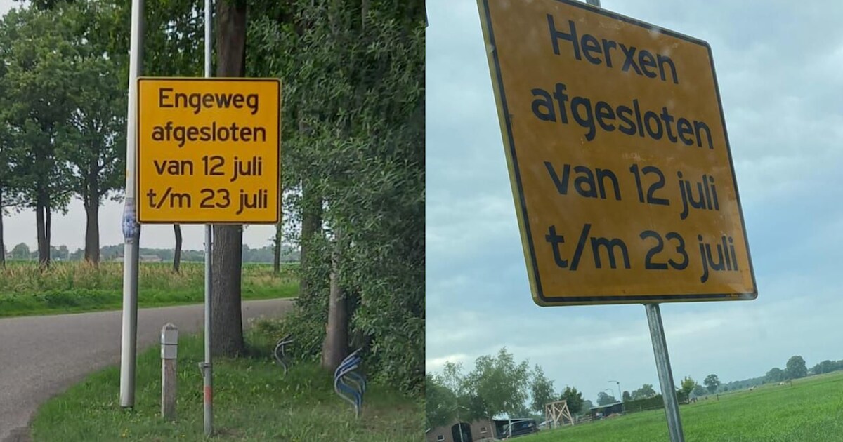 Ben ik nu in Herxen of Elshof? Gemeente zet foutjes met borden snel recht: ‘Het blijft mensenwerk’