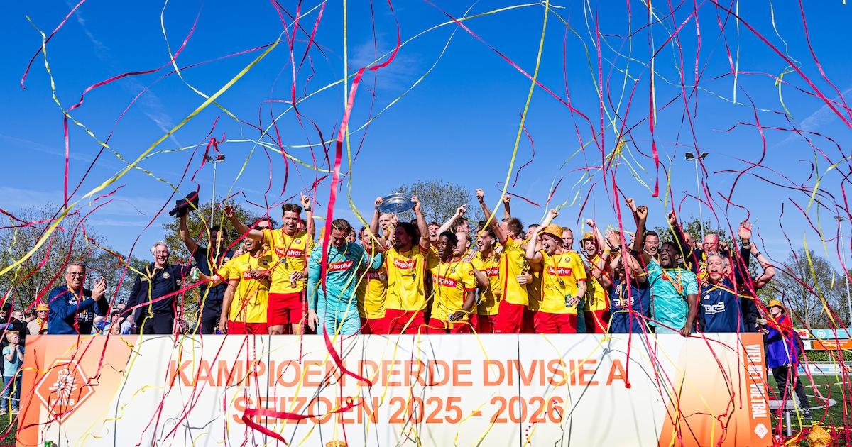 Kampioenswedstrijd van Rohda Raalte past precies in het perfecte plaatje