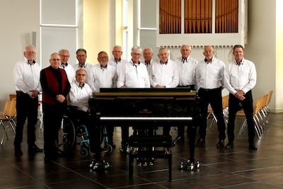 Mannenensemble Tehillim uit Putten viert 12,5-jarig bestaan in kerk met jubileumconcert