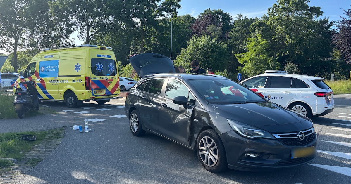 Scooterrijder gewond bij aanrijding met auto in Twello