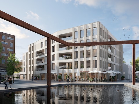 Dit wordt gebouwd op de plek van de oude V&D in Hengelo