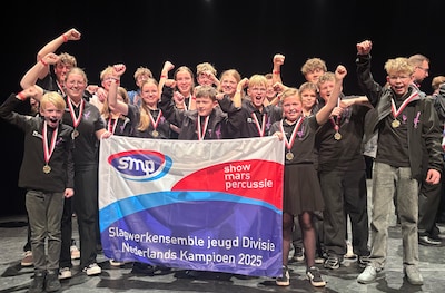 Jonge slagwerkers uit Elspeet zijn Nederlands kampioen