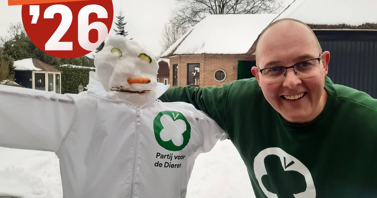 Wouter Welker is lijsttrekker van Partij voor de Dieren in Zutphen: ‘Ik hou van vlinders en egels ’
