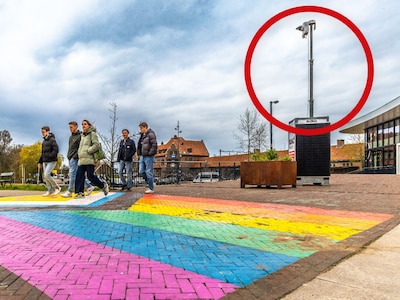 ‘Trieste’ maatregel in Deventer: bewakingscamera bij regenboogpad