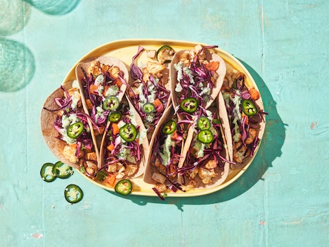 Wat Eten We Vandaag: Volkorentaco’s met tofu en geroosterde bloemkool