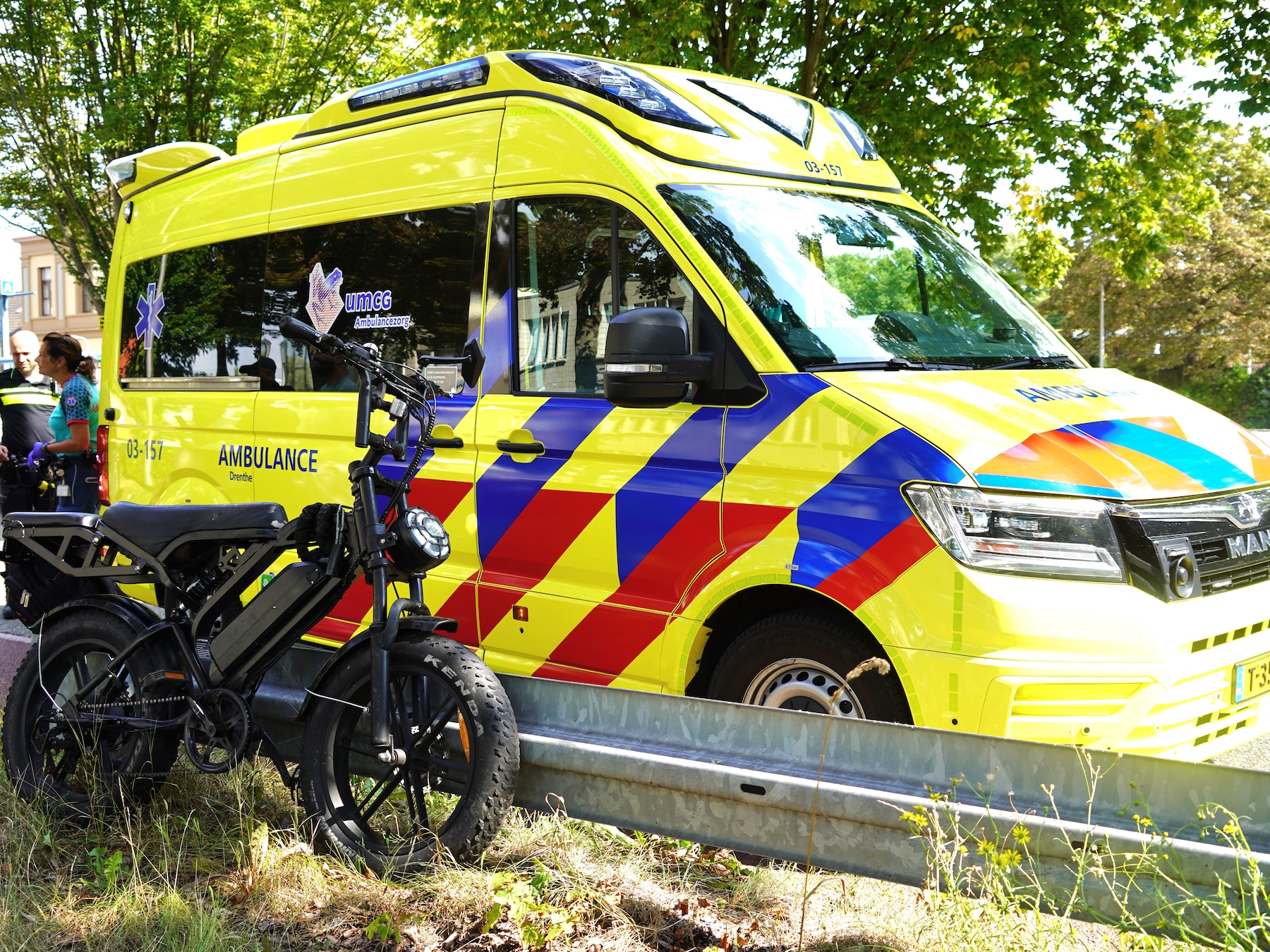Fatbiker gewond bij ongeluk met lijnbus in Meppel