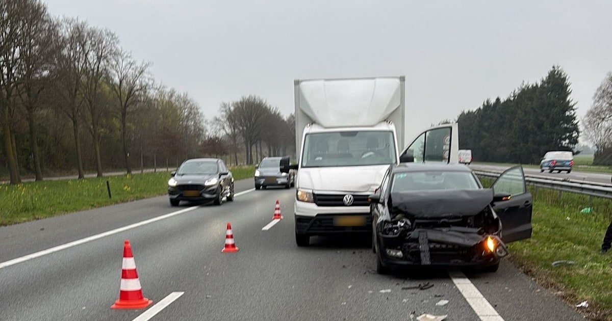 Snelweg A28 weer vrij na ongeval met drie voertuigen | 112 nieuws Putten