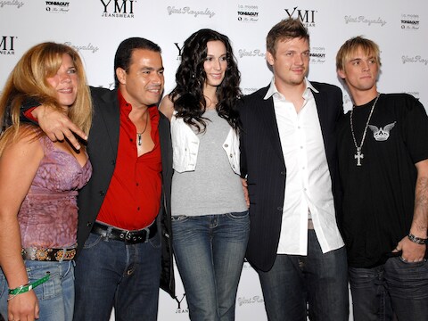 Esther Vered, David Vered, Angel Carter, Nick Carter en Aaron Carter