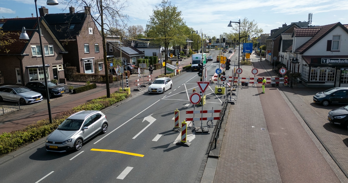 Meerdere ongelukken bij werkzaamheden aan kruispunt in Apeldoorn: ‘Dit gebeurt om de haverklap’