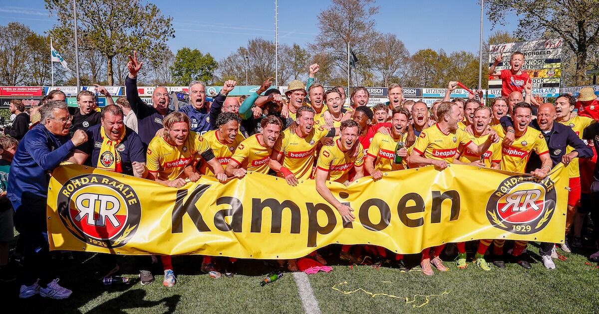 Rohda viert kampioenschap heel ontspannen • Genemuiden geeft Urk draai ...