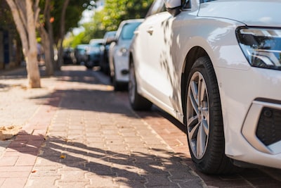 Ik verstop me tussen twee auto’s, thermoskan bij de hand. Net als ik wil opgeven, zie ik hem