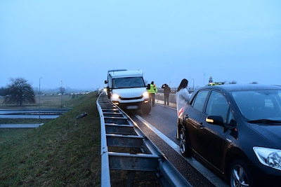 Botsing tussen auto en busje veroorzaakt file op de N50 bij Kampen