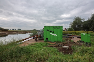 Droogte legt watertoe­voer naar Apeldoorns Kanaal lam: zelfs de noodpomp staat nu stil
