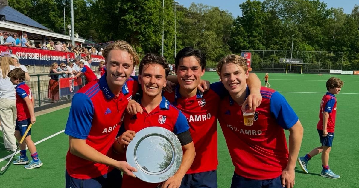 Danilo (22) is na opvallende stap terug voor het eerst hockeykampioen: ‘Iedereen kwam me feliciteren